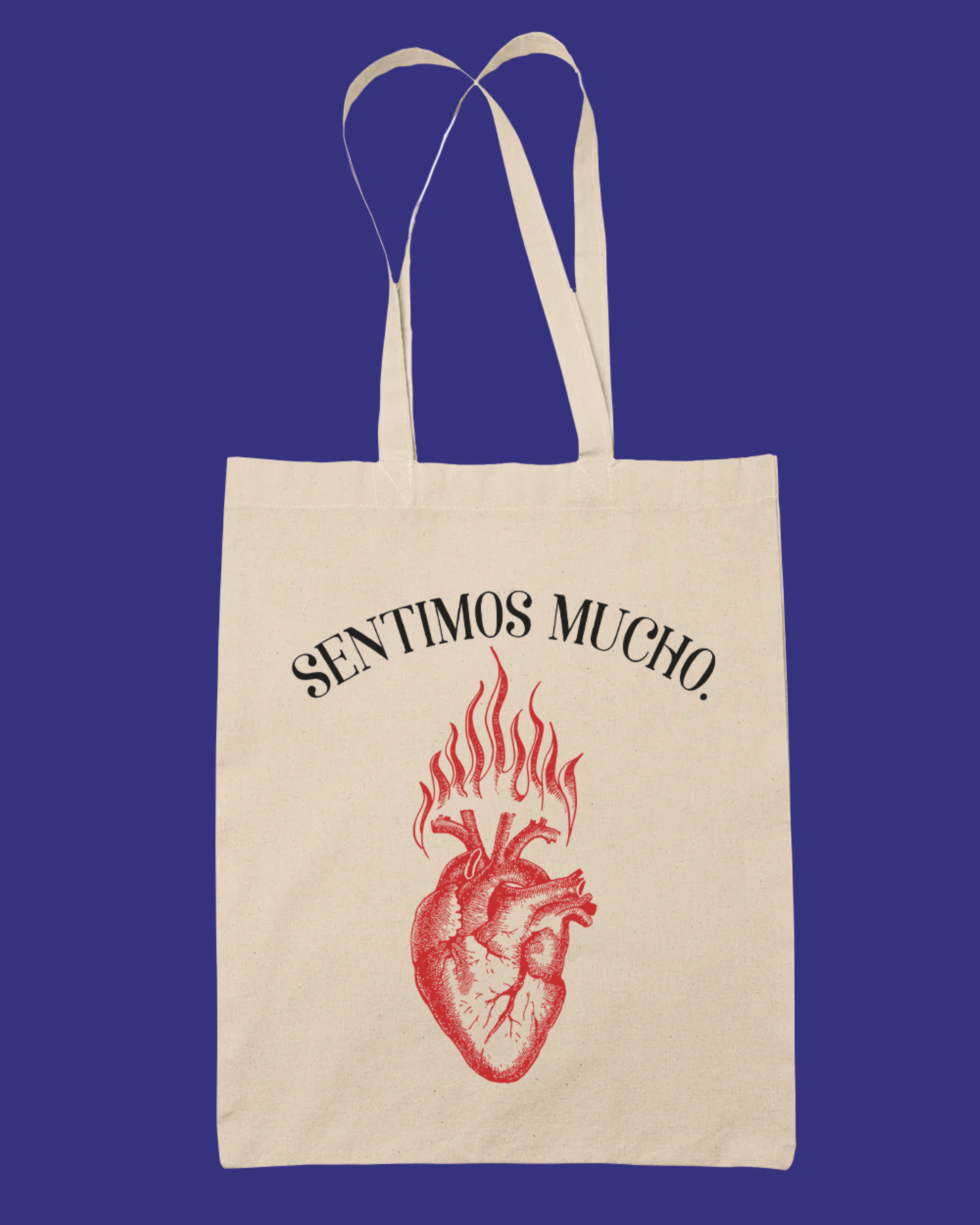 Tote Bags Sentimos mucho-Natural